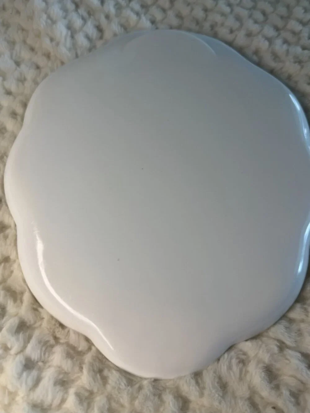 Vintage Milk Glass Harvest Grape Snack Plate
